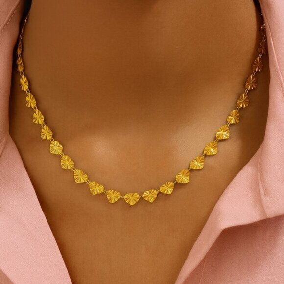 "Everlee" 18K Stainless Steel Heart Necklace - Picture 1 of 1